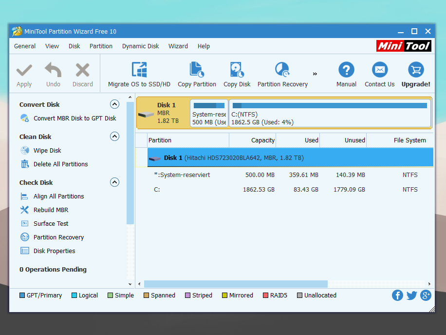 Partition Wizard 4.2